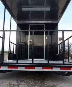 Concession Trailer Black 8.5' x 20' BBQ Smoker Food Catering -Cheap Concession Trailers Shop p1080575