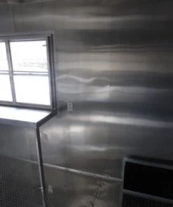 Concession Trailer Black 8.5' x 20' BBQ Smoker Food Catering -Cheap Concession Trailers Shop p1080587