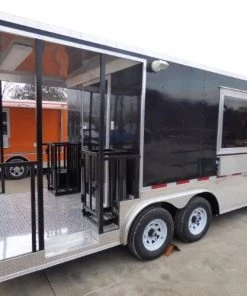 8.5' x 20' Concession Food Trailer Black Catering Event Trailer 40 8.5' x 20' Concession Food Trailer Black Catering Event Trailer -Cheap Concession Trailers Shop p1080618