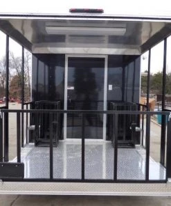 8.5' x 20' Concession Food Trailer Black Catering Event Trailer 52 8.5' x 20' Concession Food Trailer Black Catering Event Trailer -Cheap Concession Trailers Shop p1080623