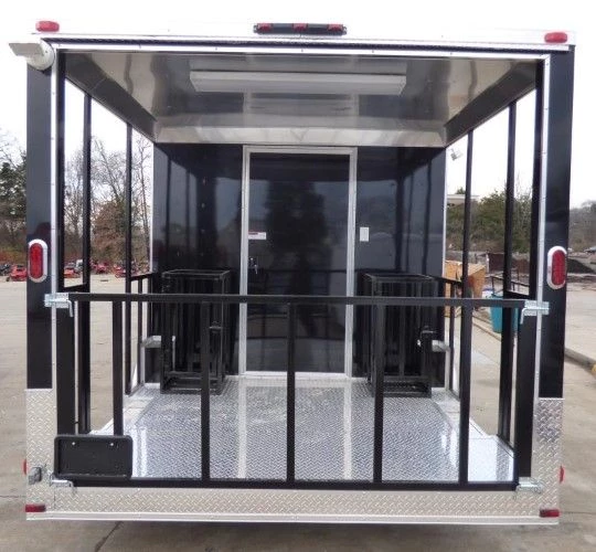8.5' x 20' Concession Food Trailer Black Catering Event Trailer 25 8.5' x 20' Concession Food Trailer Black Catering Event Trailer - Image 25