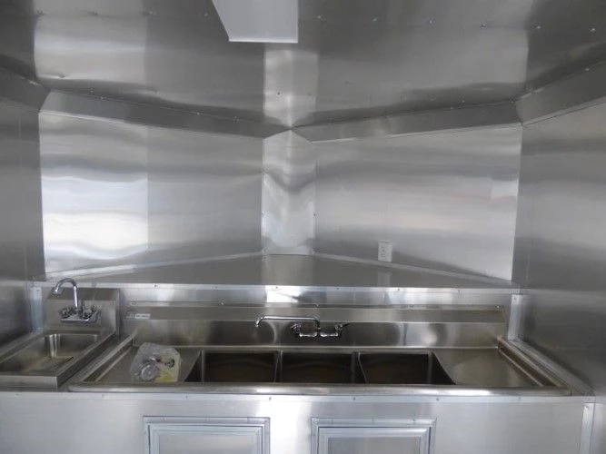 8.5' x 20' Concession Food Trailer Black Catering Event Trailer 15 8.5' x 20' Concession Food Trailer Black Catering Event Trailer - Image 15