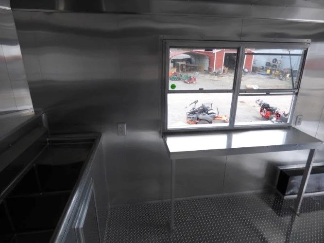 8.5' x 20' Concession Food Trailer Black Catering Event Trailer 16 8.5' x 20' Concession Food Trailer Black Catering Event Trailer - Image 16