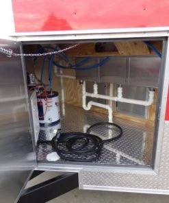 8.5' x 24' Concession Trailer Red BBQ Food Event Catering -Cheap Concession Trailers Shop p1080825 1