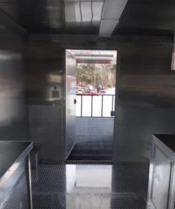 8.5' x 24' Concession Trailer Red BBQ Food Event Catering -Cheap Concession Trailers Shop p1080835 1