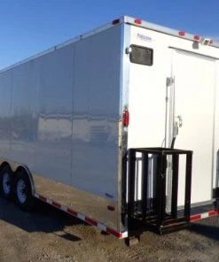 Concession Trailer 8.5' X 30' White - Food Event Catering -Cheap Concession Trailers Shop p1110419 small