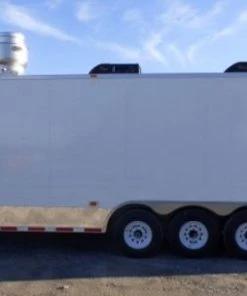 Concession Trailer 8.5' X 30' White - Food Event Catering -Cheap Concession Trailers Shop p1110420 small