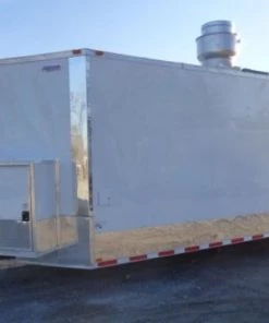 Concession Trailer 8.5' X 30' White - Food Event Catering -Cheap Concession Trailers Shop p1110421 small