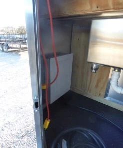 Concession Trailer 8.5' X 30' White - Food Event Catering -Cheap Concession Trailers Shop p1110424 small