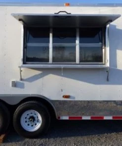 Concession Trailer 8.5' X 30' White - Food Event Catering -Cheap Concession Trailers Shop p1110426 small