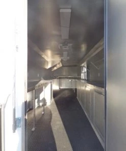 Concession Trailer 8.5' X 30' White - Food Event Catering -Cheap Concession Trailers Shop p1110429 small