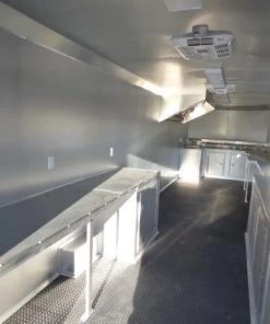 Concession Trailer 8.5' X 30' White - Food Event Catering -Cheap Concession Trailers Shop p1110430 small