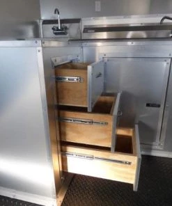 Concession Trailer 8.5' X 30' White - Food Event Catering -Cheap Concession Trailers Shop p1110441 small