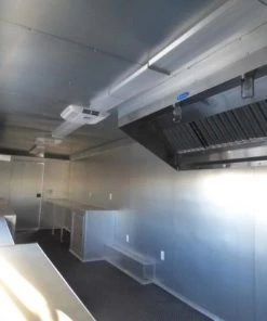 Concession Trailer 8.5' X 30' White - Food Event Catering -Cheap Concession Trailers Shop p1110445 small