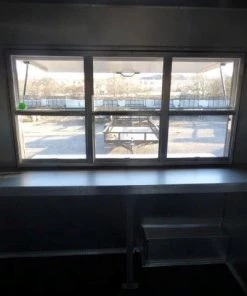 Concession Trailer 8.5' X 30' White - Food Event Catering -Cheap Concession Trailers Shop p1110449 small