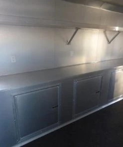 Concession Trailer 8.5' X 30' White - Food Event Catering -Cheap Concession Trailers Shop p1110450 small