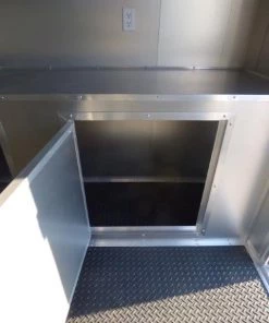 Concession Trailer 8.5' X 30' White - Food Event Catering -Cheap Concession Trailers Shop p1110454 small