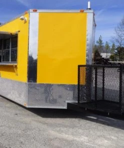 8.5' x 24' Yellow Catering Event Concession Food Trailer -Cheap Concession Trailers Shop p1110627
