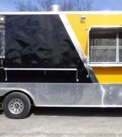 8.5' x 24' Yellow Catering Event Concession Food Trailer -Cheap Concession Trailers Shop p1110628
