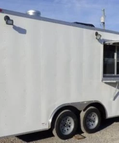 Concession Trailer 8.5'x18' White Catering Food Vending Event 57 Concession Trailer 8.5'x18' White Catering Food Vending Event -Cheap Concession Trailers Shop p1110673 small