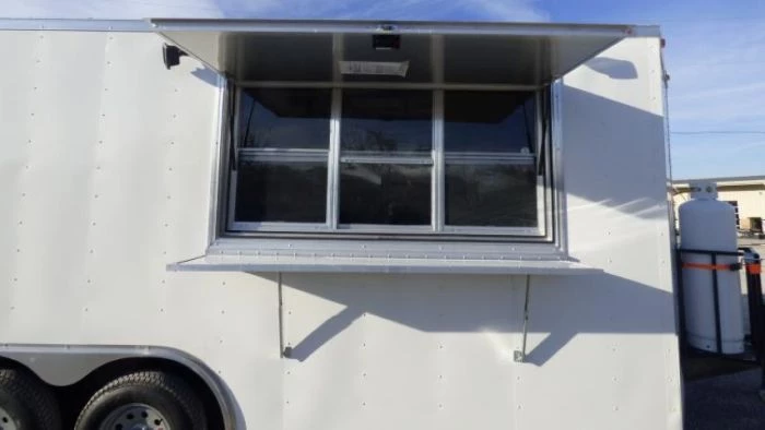 Concession Trailer 8.5'x18' White Catering Food Vending Event 32 Concession Trailer 8.5'x18' White Catering Food Vending Event - Image 32