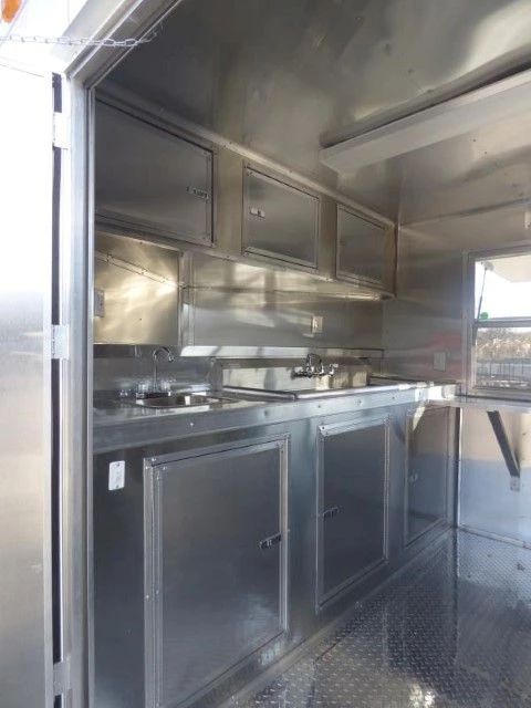 Concession Trailer 8.5'x18' White Catering Food Vending Event 10 Concession Trailer 8.5'x18' White Catering Food Vending Event - Image 10