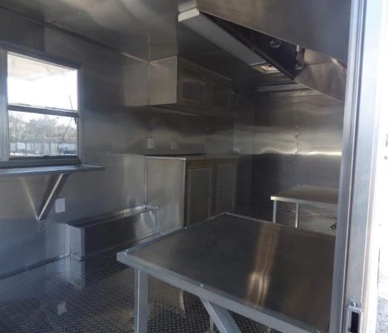 Concession Trailer 8.5'x18' White Catering Food Vending Event 33 Concession Trailer 8.5'x18' White Catering Food Vending Event - Image 33