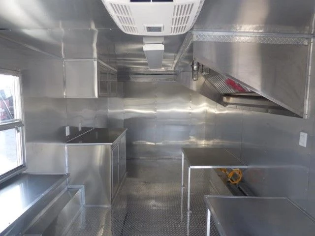 Concession Trailer 8.5'x18' White Catering Food Vending Event 16 Concession Trailer 8.5'x18' White Catering Food Vending Event - Image 16