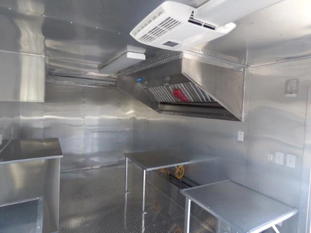 Concession Trailer 8.5'x18' White Catering Food Vending Event 5 Concession Trailer 8.5'x18' White Catering Food Vending Event - Image 5