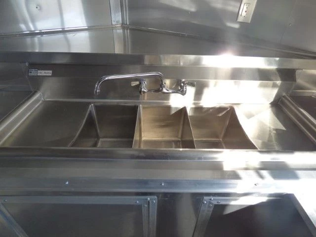 Concession Trailer 8.5'x18' White Catering Food Vending Event 3 Concession Trailer 8.5'x18' White Catering Food Vending Event - Image 3