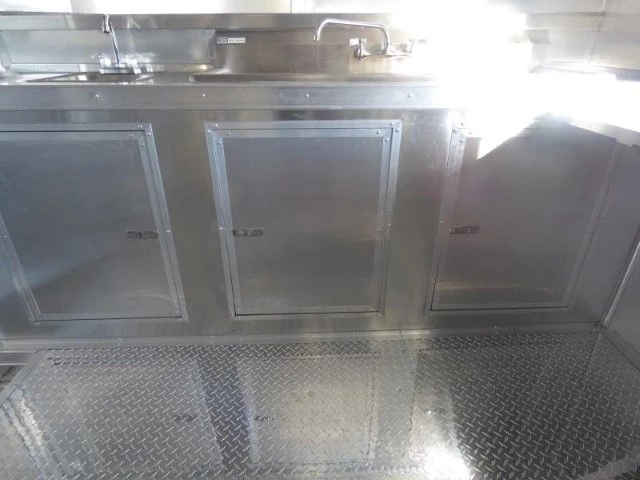 Concession Trailer 8.5'x18' White Catering Food Vending Event 6 Concession Trailer 8.5'x18' White Catering Food Vending Event - Image 6