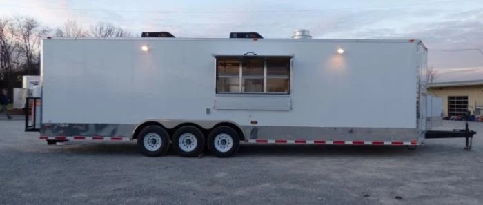 Concession Trailer 8.5' X 30' White - Food Event Catering 44 Concession Trailer 8.5' X 30' White - Food Event Catering - Image 44