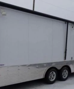 Concession Trailer 8.5' X 24' White - Food Event Catering -Cheap Concession Trailers Shop p1120081 small