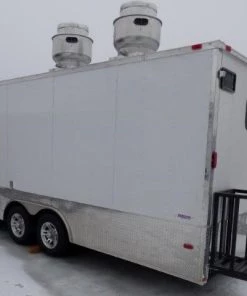 Concession Trailer 8.5' X 24' White - Food Event Catering -Cheap Concession Trailers Shop p1120083 small