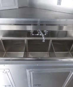 Concession Trailer 8.5' X 24' White - Food Event Catering -Cheap Concession Trailers Shop p1120096 small