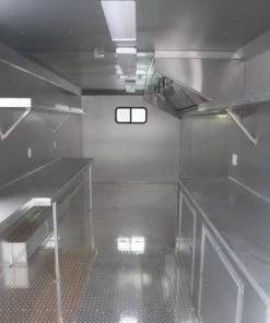 Concession Trailer 8.5' X 24' White - Food Event Catering -Cheap Concession Trailers Shop p1120101 small
