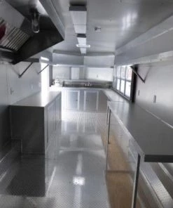 Concession Trailer 8.5' X 24' White - Food Event Catering -Cheap Concession Trailers Shop p1120104 small