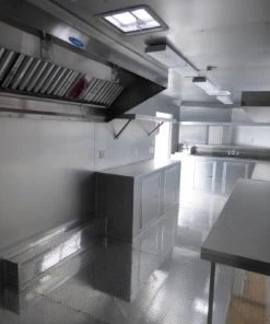 Concession Trailer 8.5' X 24' White - Food Event Catering -Cheap Concession Trailers Shop p1120106 small