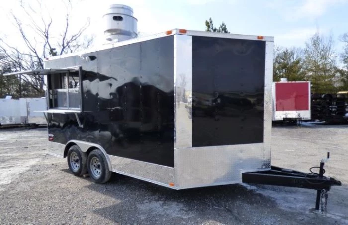 Concession Trailer 8.5' X 14' Black -Food Event Catering 31 Concession Trailer 8.5' X 14' Black -Food Event Catering - Image 31