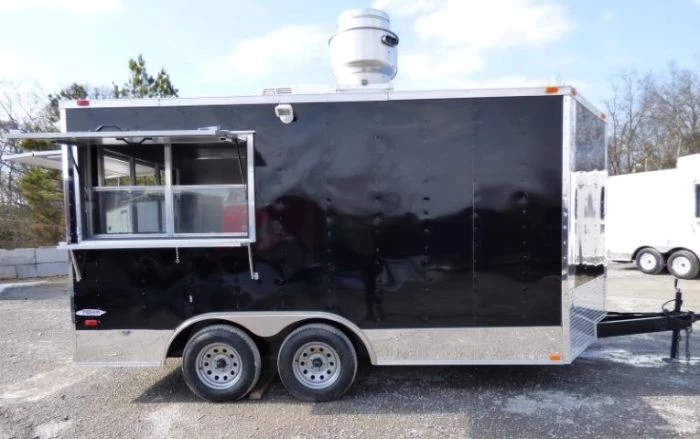 Concession Trailer 8.5' X 14' Black -Food Event Catering 19 Concession Trailer 8.5' X 14' Black -Food Event Catering - Image 19