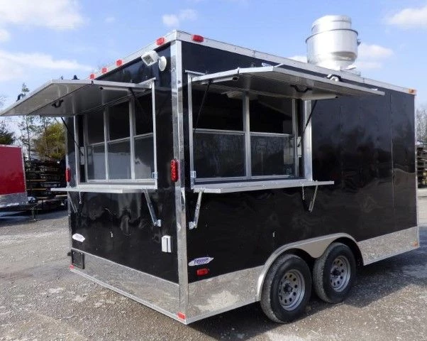 Concession Trailer 8.5' X 14' Black -Food Event Catering 11 Concession Trailer 8.5' X 14' Black -Food Event Catering - Image 11