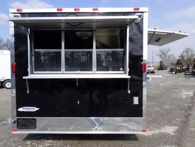 Concession Trailer 8.5' X 14' Black -Food Event Catering 3 Concession Trailer 8.5' X 14' Black -Food Event Catering - Image 3