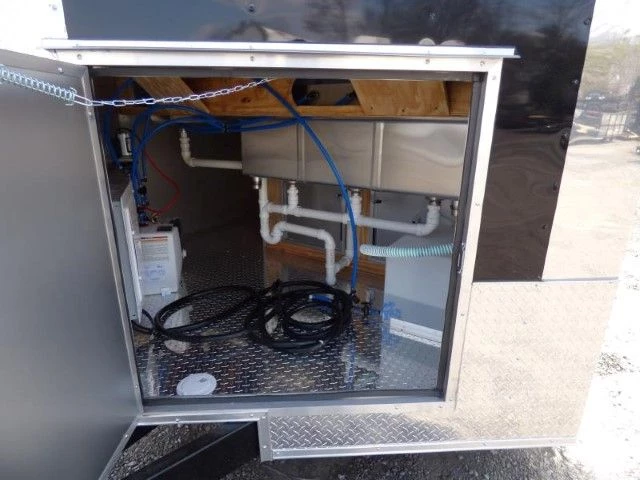 Concession Trailer 8.5' X 14' Black -Food Event Catering 1 Concession Trailer 8.5' X 14' Black -Food Event Catering