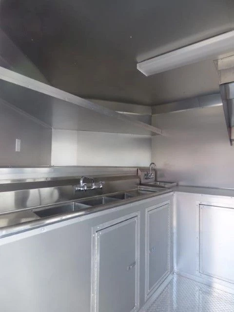 Concession Trailer 8.5' X 14' Black -Food Event Catering 4 Concession Trailer 8.5' X 14' Black -Food Event Catering - Image 4