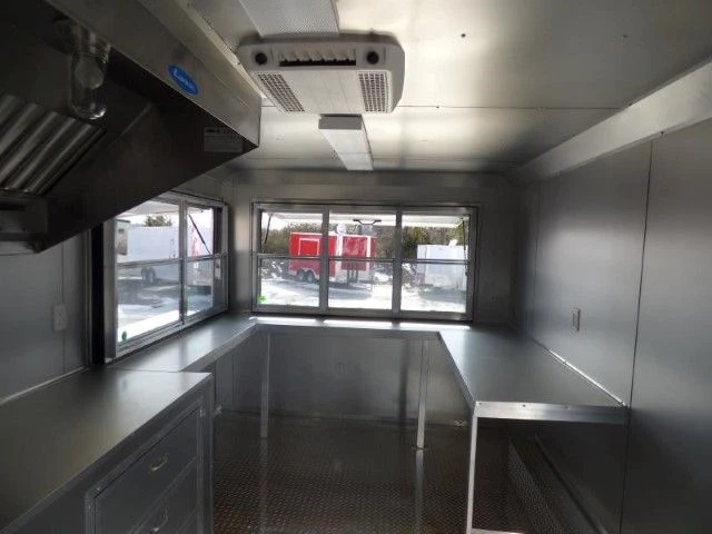 Concession Trailer 8.5' X 14' Black -Food Event Catering 13 Concession Trailer 8.5' X 14' Black -Food Event Catering - Image 13