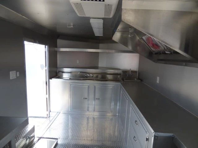 Concession Trailer 8.5' X 14' Black -Food Event Catering 2 Concession Trailer 8.5' X 14' Black -Food Event Catering - Image 2