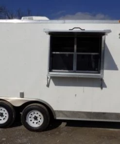 Concession Trailer 8.5' X 14' White - Food Event Catering -Cheap Concession Trailers Shop p1120175 small