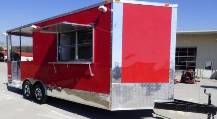 Concession Trailer 8.5' X 20' Red - BBQ Event catering 35 Concession Trailer 8.5' X 20' Red - BBQ Event catering - Image 35