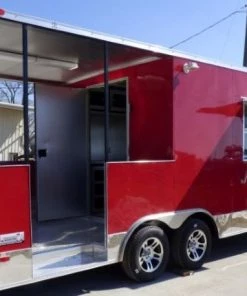 Concession Trailer 8.5' X 20' Red - BBQ Event catering 51 Concession Trailer 8.5' X 20' Red - BBQ Event catering -Cheap Concession Trailers Shop p1120209 small