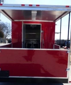 Concession Trailer 8.5' X 20' Red - BBQ Event catering 84 Concession Trailer 8.5' X 20' Red - BBQ Event catering -Cheap Concession Trailers Shop p1120210 small